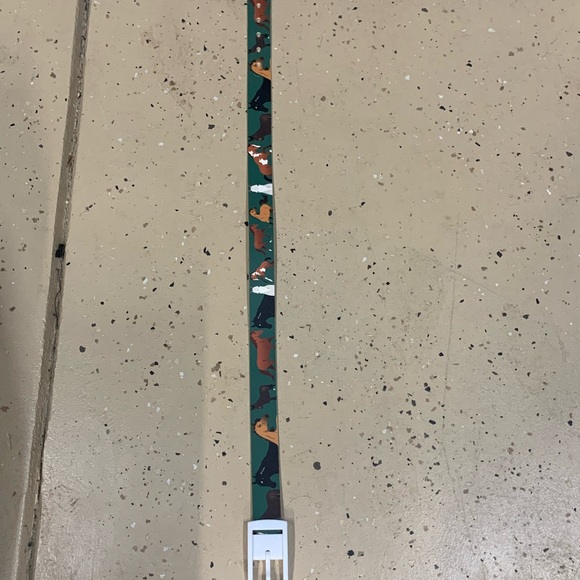 C4 Horse Print Belt - Green - Picture 2 of 4